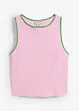 Singlet i 100% økologisk bomull, bonprix