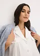 Kortarmet bluse i bomullspoplin, bonprix