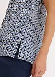 Trikotbluse med trykk, bonprix