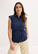 Satengbluse med knyting, bonprix