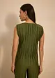Topp i plissert materiale, bonprix