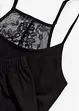 Shorty-pyjamas med blonde i ryggen, bonprix