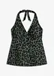 Halterneck tankini topp med V-hals, bonprix