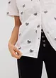 Kortermet bluse av musselin, bonprix