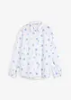 Oversized bluse av ren bomull, bonprix