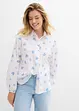 Oversized bluse av ren bomull, bonprix