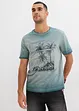 T-skjorte i økologisk bomull og vasket look, bonprix