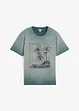 T-skjorte i økologisk bomull og vasket look, bonprix