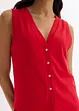Ribbet vest i strikket stil, bonprix