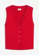 Ribbet vest i strikket stil, bonprix