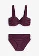 Balconette-bikini med vatterte stropper (2-delt sett), bonprix