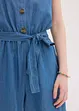 Jeans-jumpsuit i fint fallende bomull, bonprix