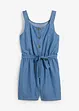 Jeans-jumpsuit i fint fallende bomull, bonprix