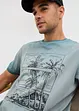 T-skjorte i økologisk bomull og vasket look, bonprix