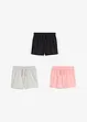 Jerseyshorts i 100% økologisk bomull (3-pack), bonprix
