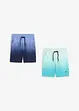 Trikot-bermudashorts i 100% bomull (2-pack), bonprix
