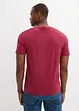 Henley T-skjorte (2-pack) i ren økologisk bomull, bonprix