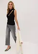 Strikket topp med cut-out, bonprix