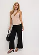 Strikket topp med cut-out, bonprix