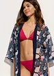 Strandkimono i lett viskose, bonprix