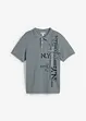 Piké-poloskjorte i ren bomull, Slim Fit, kortermet, bonprix