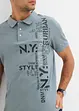 Piké-poloskjorte i ren bomull, Slim Fit, kortermet, bonprix