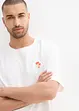 T-skjorte med trykk på ryggen, Loose Fit, bonprix