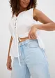 Baggy-jeans Mid Waist, supersoft, cropped, bonprix