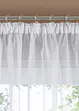 Gardin med buer, satengbånd og resirkulert polyester, bonprix