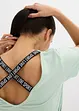 Lang treningstopp med utringning i ryggen, bonprix