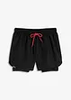 2-i-1-treningsshorts i ultralett materiale, bonprix