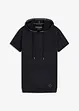 Oversized treningstopp med hette, hurtigtørkende, bonprix