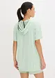 Oversized treningstopp med hette, hurtigtørkende, bonprix