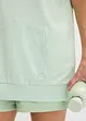 Oversized treningstopp med hette, hurtigtørkende, bonprix