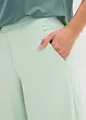 Behagelig capri-treningsbukse med vide ben, bonprix