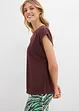 Oversized topp i strikket look, bonprix