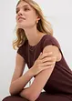 Midikjole i strikket look, bonprix