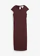 Midikjole i strikket look, bonprix