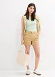 Shorts i twill med høy midje, bonprix