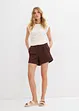 Shorts i twill med høy midje, bonprix