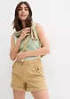 Shorts i twill med høy midje, bonprix