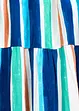 Stripemønstret kjole med stropper, av strukturert viskose, bonprix