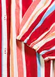 Stripemønstret kaftankjole av strukturert viskose, bonprix