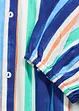 Stripemønstret kaftankjole av strukturert viskose, bonprix
