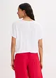 Oversized topp i myk viskosemiks, bonprix