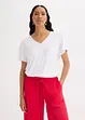 Oversized topp i myk viskosemiks, bonprix
