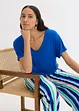 Oversized topp i myk viskosemiks, bonprix