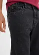Jeans-bermuda med elastikk på siden av linningen, Classic Fit, bonprix