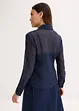 Bluse i strukturert, transparent materiale, bonprix