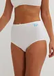 Høy truse med økologisk bomull (3-pack), bonprix